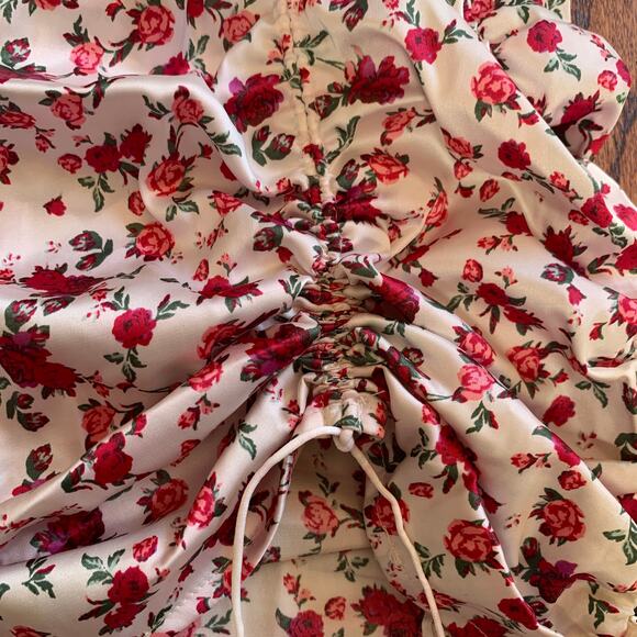 For Love & Lemons Melrose Dress MSRP $160 | Red White | XS - Picture 7 of 13